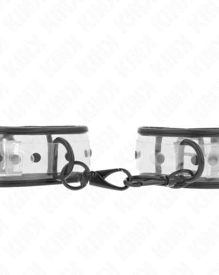 KINK - POIGNETS TRANSPARENTS AJUSTABLES 18-30 CM X 5,5 CM