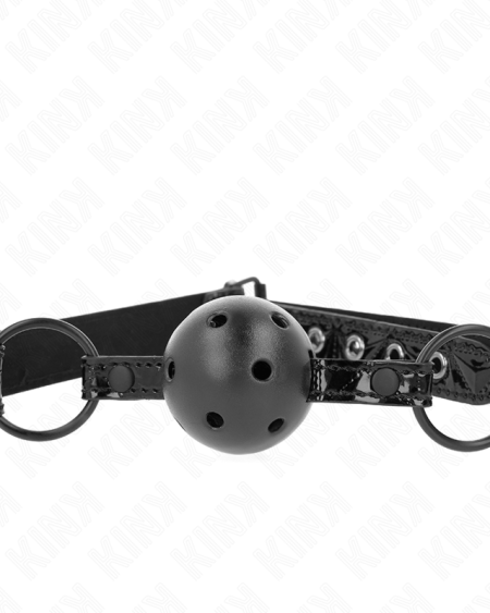 KINK - BOULE MOTIF DIAMANT 4,5 CM GAG MODÈLE 3 64,5 CM RÉGLABLE 42-60 CM