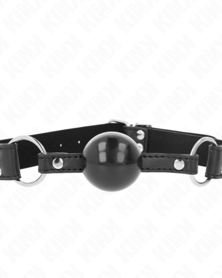 KINK - BÂTON BILLE SOUPLE ET SOLIDE 4 CM AVEC SANGLE EN CUIR 62 x 2,5 CM RÉGLABLE 42-58 CM