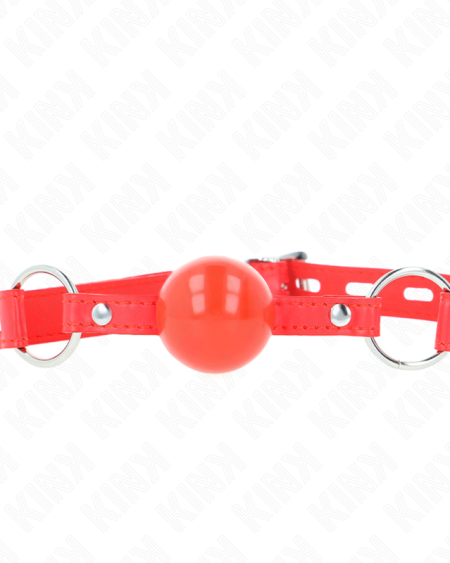 KINK - BÂILLON TPE BALLE 4 CM AVEC ROJO LOCK 60 x 2 CM