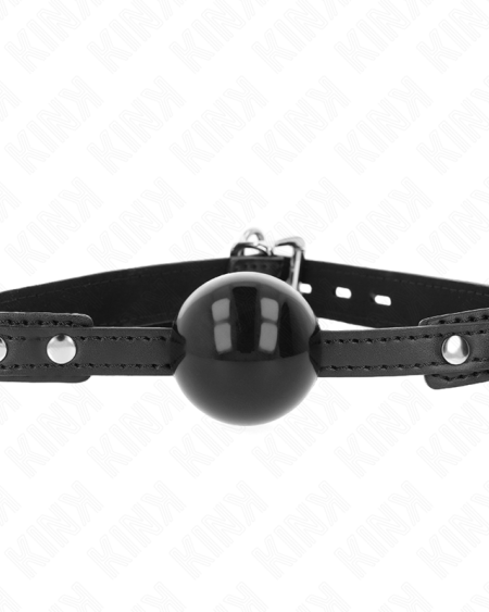 KINK - BALLE TPE SOUPLE 4 CM GAG MODÈLE 3 60 x 2 CM RÉGLABLE 37-52 CM