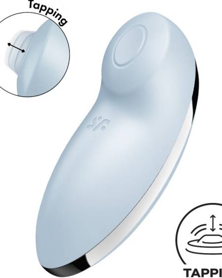 SATISFYER - TAP  CLIMAX 2 VIBRATEUR  STIMULATEUR BLEU