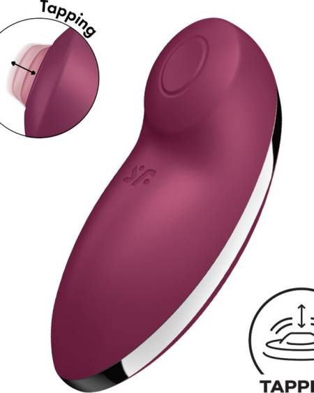 SATISFYER - TAP  CLIMAX 2 VIBRATEUR  STIMULATEUR ROUGE