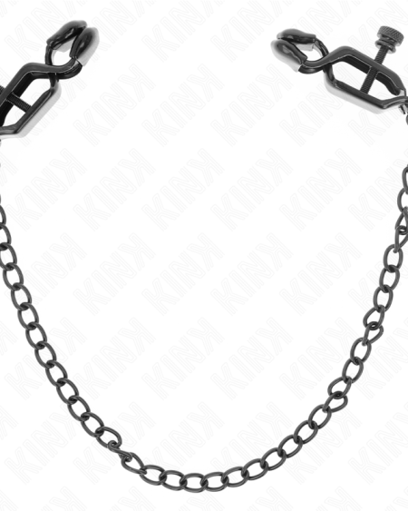 KINK - PINCES À METELLES CHAÎNE PLATE NOIR 30 CM