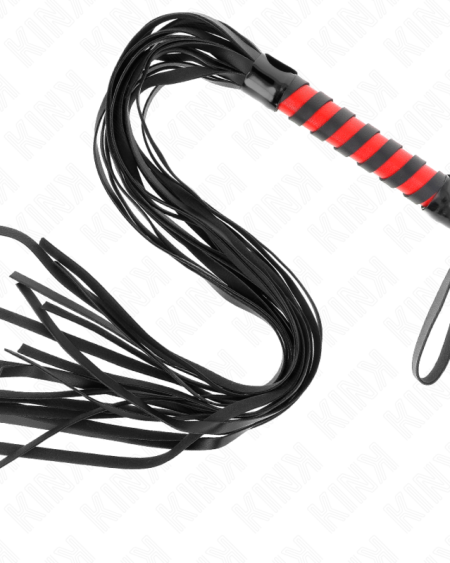 KINK - FOUET LONG RAYÉ 70 CM