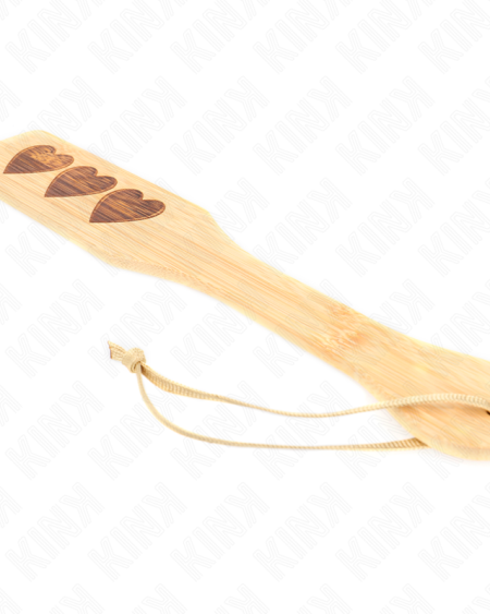KINK - PALETTE EN BAMBOU DESIGN COEUR 32 X 5,5 CM