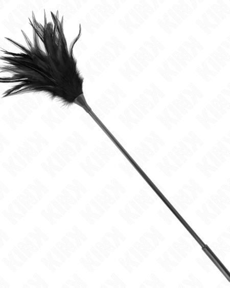 KINK - PLUSIEURS PLUMES DE CHATOUILLES NOIRES 45 CM