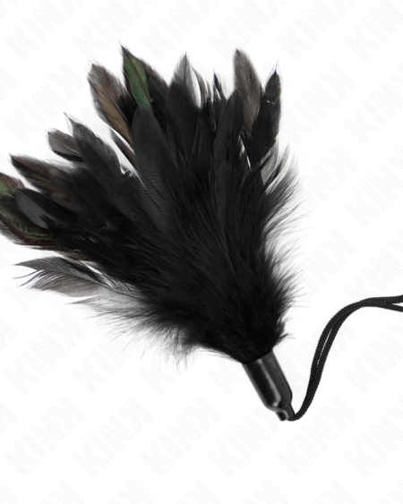 KINK - PLUMES CHACOUILLÉES AVEC MANCHE CORDE BASE PLASTIQUE 15 CM