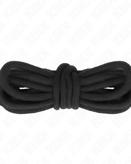 KINK - CORDE EN COTON 10 MÈTRES NOIR
