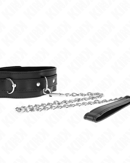KINK - COLLIER AVEC CEINTURE 65 CM AVEC SANGLE NOIR 54 X 4,5 CM