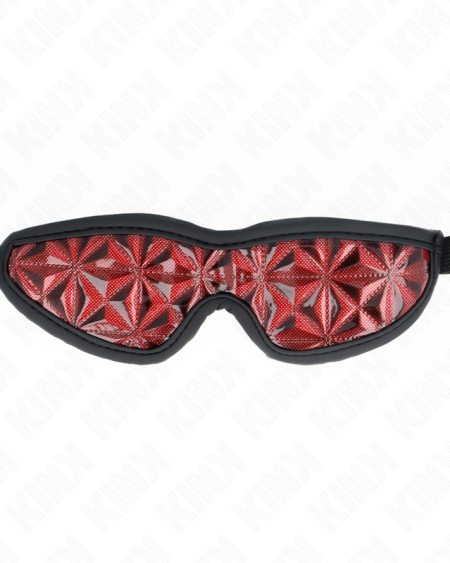 KINK - SERRE-TÊTE MOTIF DIAMANTS ROUGE 20,5 x 6 CM