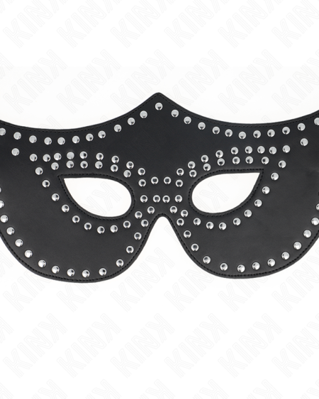 KINK - MASQUE EN CUIRETTE À RIVETS MODÈLE 2 30 x 12 CM