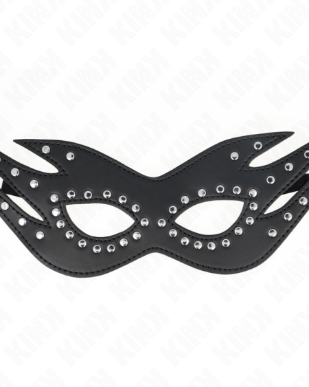 KINK - MASQUE EN CUIRETTE À RIVETS MODÈLE 3 26 x 9,5 CM