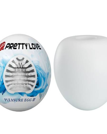 PRETTY LOVE - MASTURBATEUR POUR HOMME BLANC D'OEUF