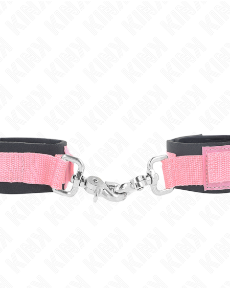 KINK - APPUI-POIGNETS RÉGLABLES EN NÉOPRÈNE ROSE RÉGLABLE 22-34 CM