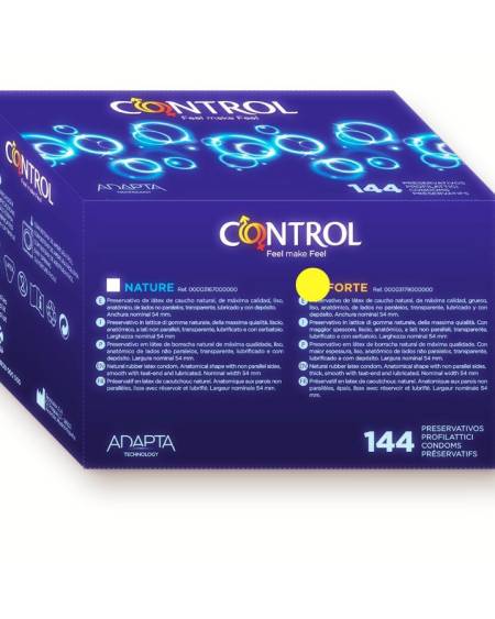 CONTROL - PRÉSERVATIFS ADAPTA FORTE 144 UNITÉS