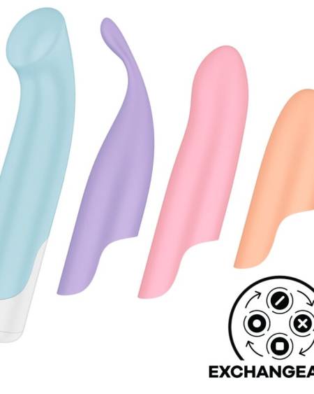 SATISFYER - VIBRATEUR PROGRAMME 12 VIBRATIONS G-SPOT WAVE 4 GRIS FONCÉ
