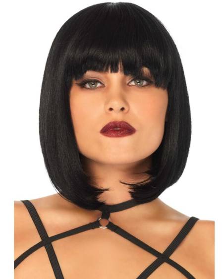 LEG AVENUE - PERRUQUE BOB COURTE NATURELLE NOIRE