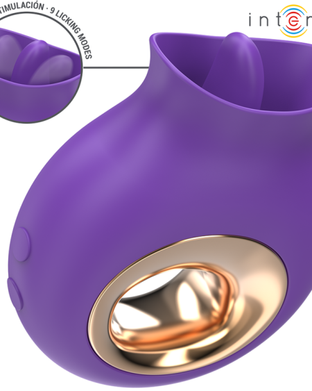 INTENSE - TULI STIMULATEUR CLITORIS 9 VIBRATIONS  9 OSCILLATIONS VIOLET