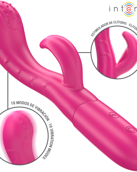 INTENSE - AMARA VIBRATEUR AVEC LANGUE STIMULANTE 10 VIBRATIONS ROSE