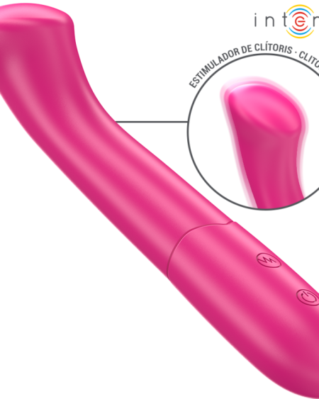 INTENSE - PATY VIBRATEUR 19 CM FLEXIBLE 10 VIBRATIONS MODÈLE 2 ROSE