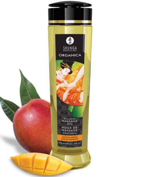 SHUNGA - HUILE DE MASSAGE BIO MANGO 240 ML