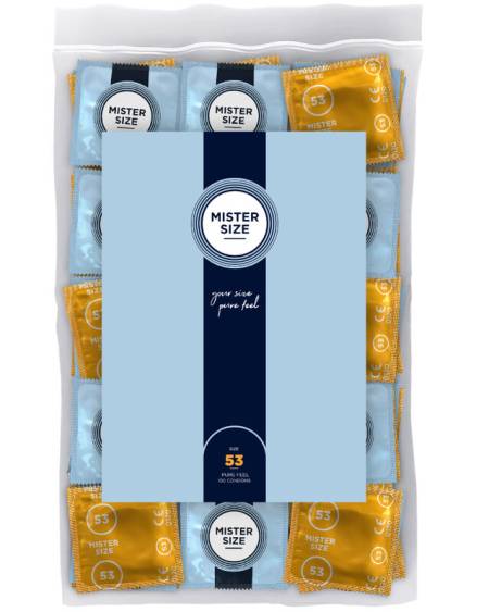 MISTER SIZE - PRÉSERVATIF TAILLE M 53 MM (100 UNITÉS)