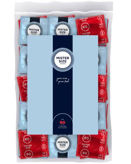 MISTER SIZE - PRÉSERVATIF TAILLE XL 60 MM (100 UNITÉS)