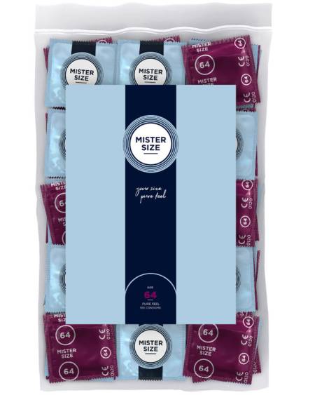 MISTER SIZE - PRÉSERVATIFS TAILLE XXL 64 MM (100 UNITÉS)