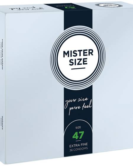 MISTER SIZE - PRÉSERVATIFS TAILLE XS 47 MM (36 UNITÉS)