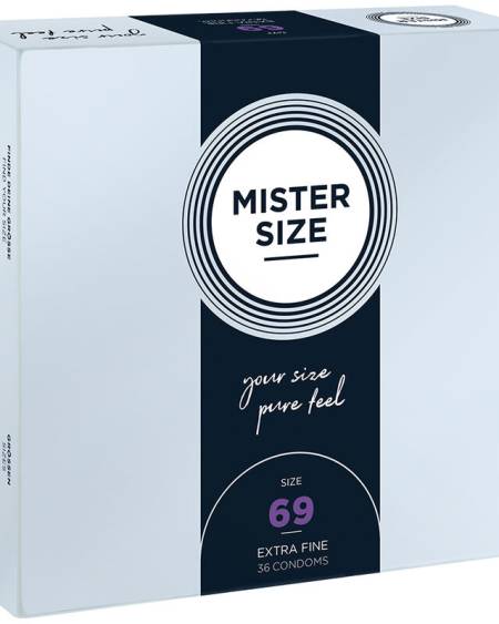 MISTER SIZE - PRÉSERVATIFS TAILLE XXXL 69 MM (36 UNITÉS)