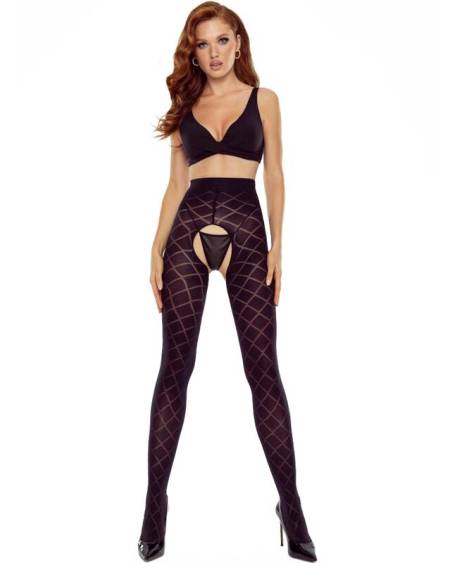 PASSION - TIOPEN 025 COLLANT FOURRURE NOIR 3/4 40 DEN