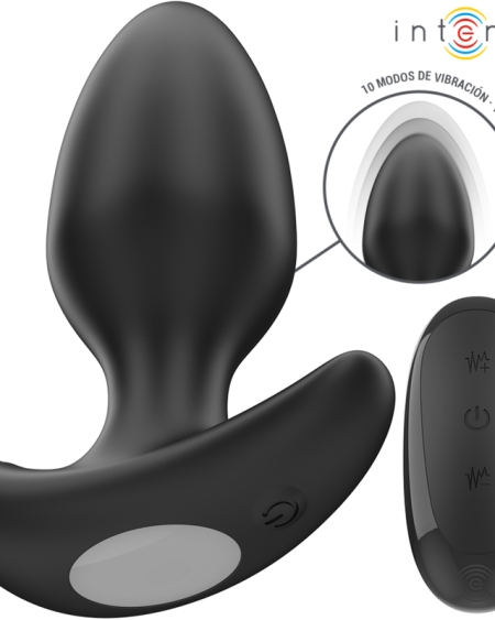 INTENSE - JOEY ANAL PLUG 10 VIBRATIONS NOIR TÉLÉCOMMANDE