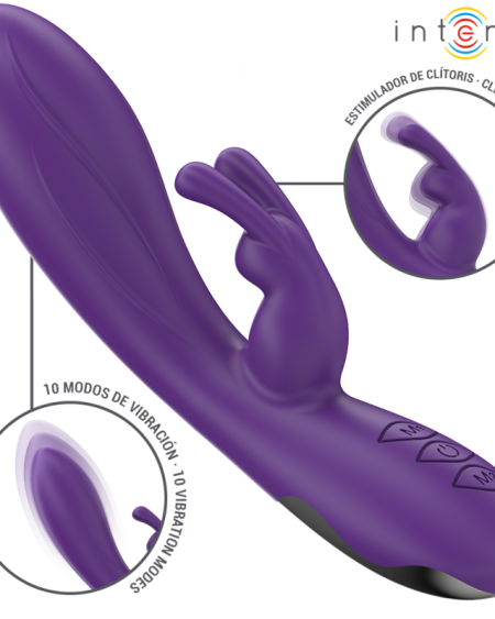 INTENSE - RANDALL VIBRATEUR RABBIT 10 VIBRATIONS VIOLET
