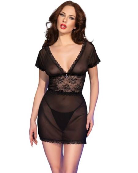 CHILIROSE - BABYDOLL CR 4830 NOIR XL