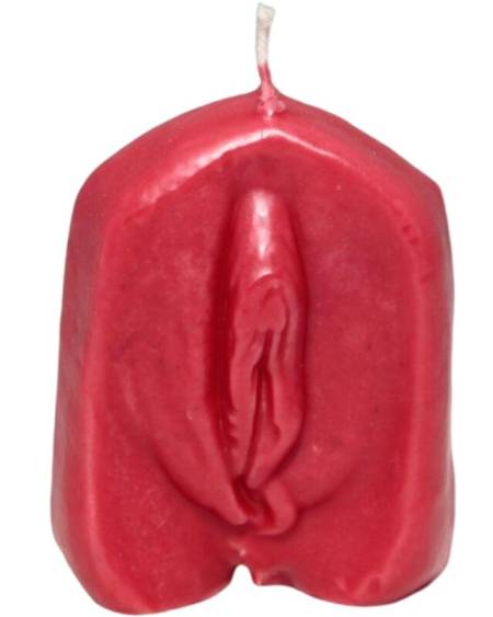 DIABLO PICANTE - BOUGIE EN FORME DE VAGIN ROUGE