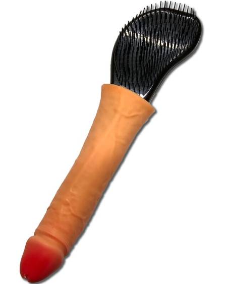 DIABLO PICANTE - BROSSE  CHEVEUX AVEC PÉNIS  LA POINTE