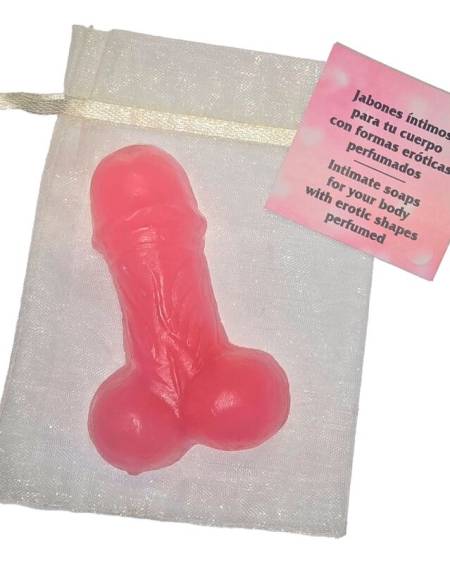DIABLO PICANTE - SAVON PARFUMÉ EN FORME DE PÉNIS ROSE