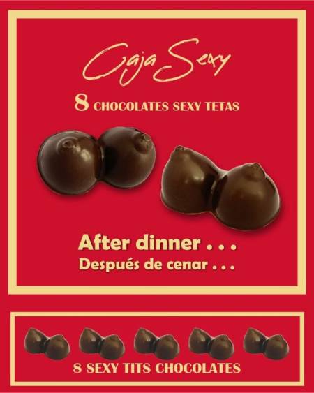 DIABLO PICANTE - 8 CHOCOLATS SEXY SEINS