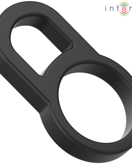 INTENSE - BOBBY DOUBLE ANNEAU PÉNIS EN SILICONE NOIR