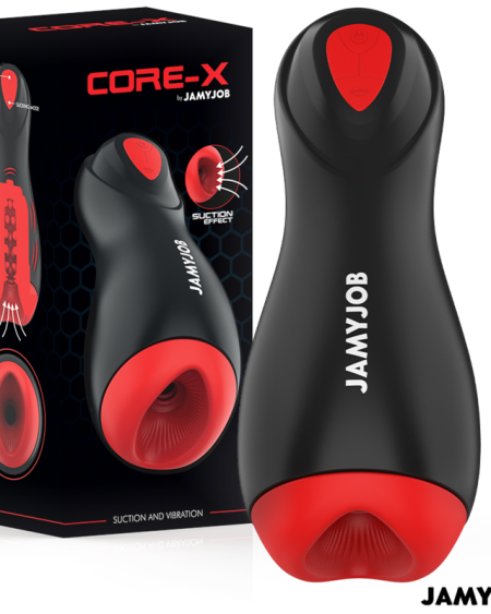 JAMYJOB - CORE-X MASTURBATEUR AUTOMATIQUE 5 MODES ONDES STIMULANTES ET VIBRATIONS