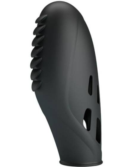 PRETTY LOVE - VIBRATEUR DOIGT EN SILICONE GILO NOIR