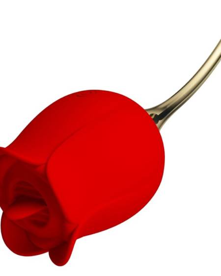 PRETTY LOVE - ROSE LOVER STIMULATEUR DE CLITORIS ROSE 12 VIBRATIONS ROUGE
