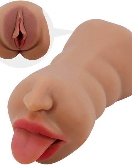 CRAZY BULL - SARAH DOUBLE MASTURBATEUR BOUCHE  VAGIN CHAIR