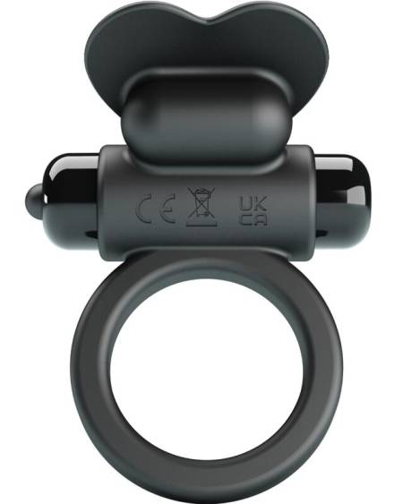 PRETTY LOVE - BAGUE VIBRANTE DEBONAIRE LAPIN 10 VIBRATIONS NOIRE