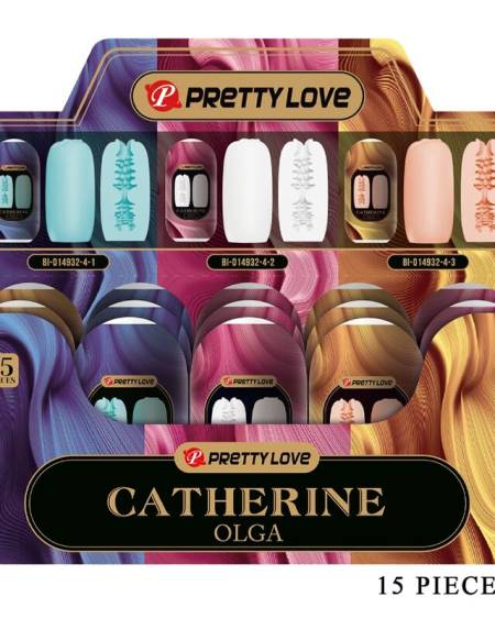 PRETTY LOVE - OLGA PACK 15 DIFFÉRENTS MASCRUBATEURS HOMMES