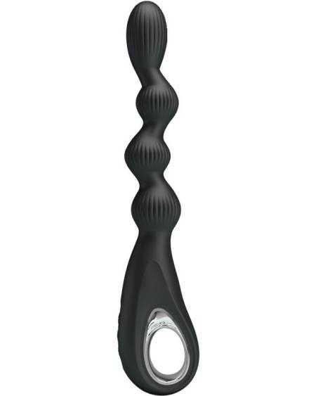 PRETTY LOVE - VIBRATEUR ANAL FEDERER 12 VIBRATIONS NOIR