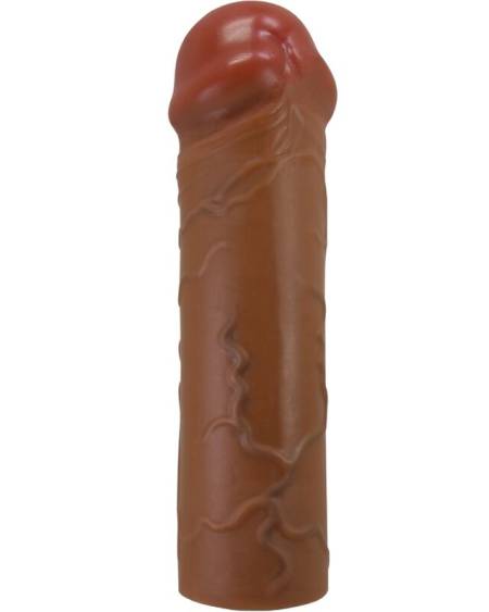 PRETTY LOVE - MANCHON DE PÉNIS NILE AVEC EXTENSION DE 2,5 CM MULÂTRE
