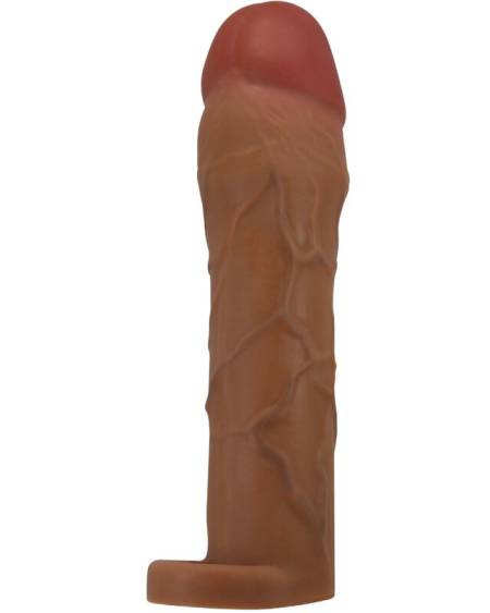 PRETTY LOVE - MANCHON DE PÉNIS HANI AVEC EXTENSION DE 5 CM MULÂTRE