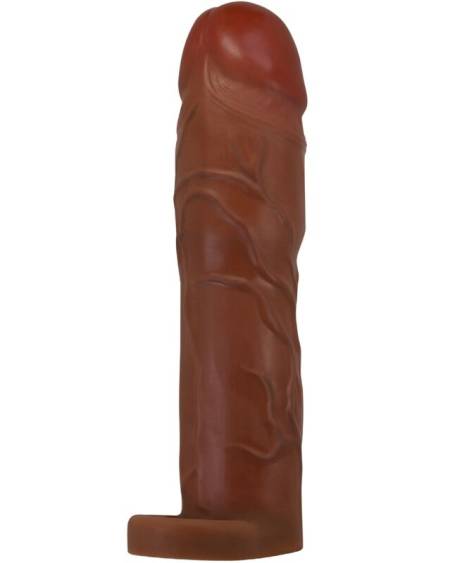 PRETTY LOVE - MANCHON DE PÉNIS GERD AVEC EXTENSION DE 7,6 CM MULÂTRE